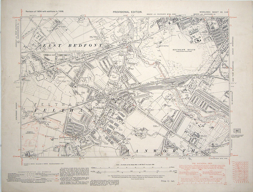 Northumberland Sheet NY 66 SE Featherstone Vintage Ordnance Survey Map